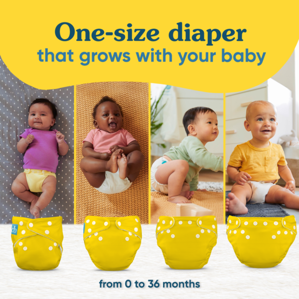 Imported washable diaper with inners - Image 6