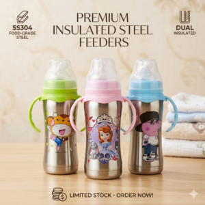 Imported | Stainless Steel Feeder | best quality | Hot n Cool | Thermos Feeder