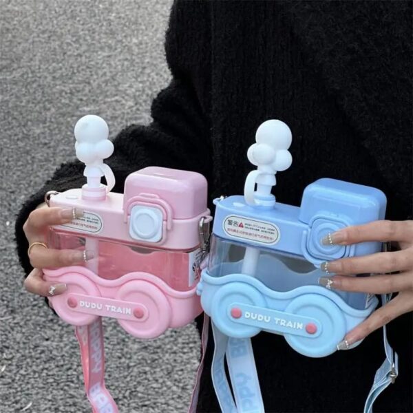 Cute Train water bottle - Image 8