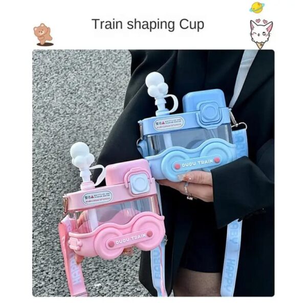 Cute Train water bottle - Image 10