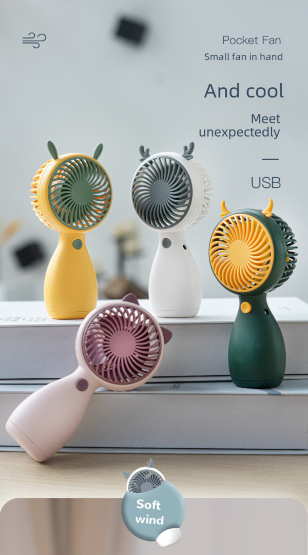 Imported Rechargeable Hand Fan - Image 4