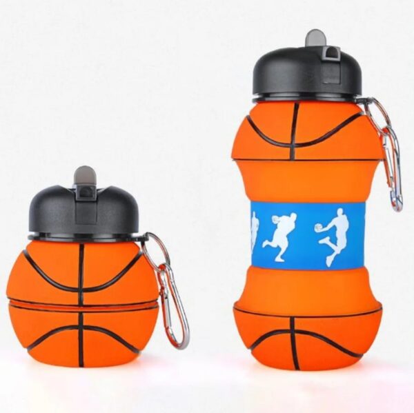 Collapsible Football Water Bottle - Image 4